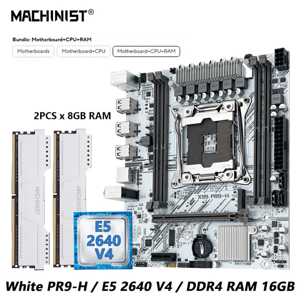MACHINIST X99 PR9-H Blanc | Combo Carte Mère X99