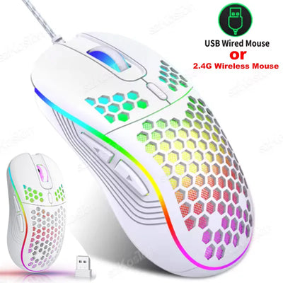 Wired honeycomb gaming mouse | Gaming mouse