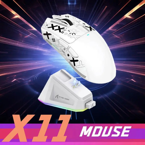 Souris Gaming sans fil PixArt PAW3311 ATTACK SHARK X11 | Souris de joueur
