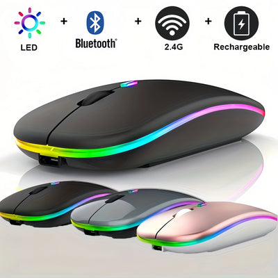 Bluetooth and 2.4 GHz Wireless Mouse with Dual Mode | Gaming Mouse