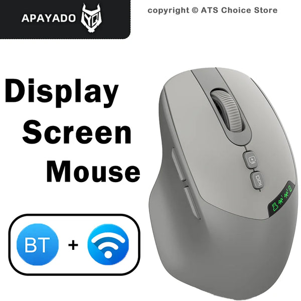 T02 Dual-Mode Wireless Mouse Bluetooth 5.0 and 2.4G | Gaming Mouse