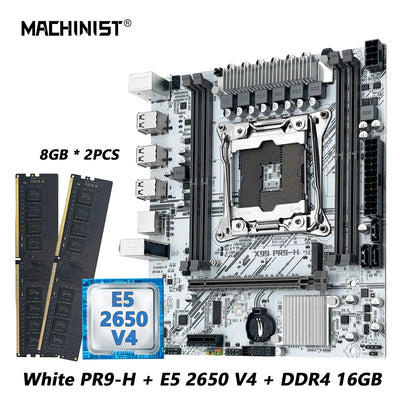 MACHINIST X99 PR9-H White | X99 Motherboard Combo
