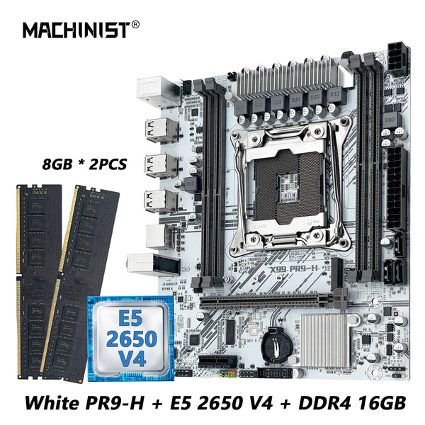 MACHINIST X99 PR9-H White | X99 Motherboard Combo