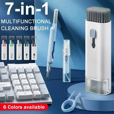7-in-1 Computer Keyboard Cleaning Brush Kit | Setup Accessories